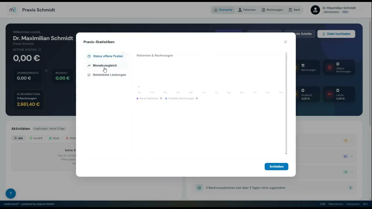 Medinvoice® Demo – GOÄ-Abrechnung in 2 Minuten